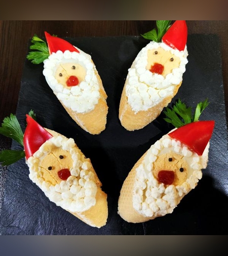 Брускети Дядо Коледа