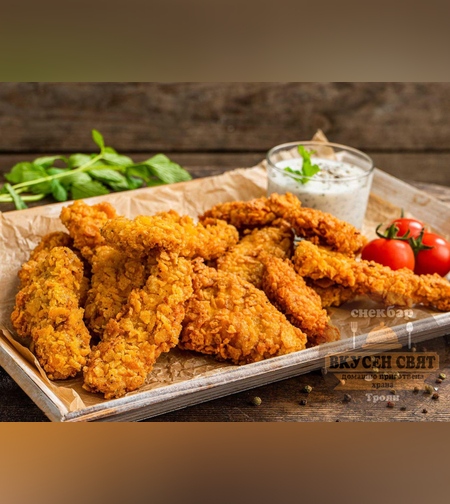 Пилешки хапки с корнфлейкс