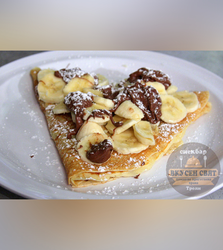 Палачинка с шоколад Нутела и банан