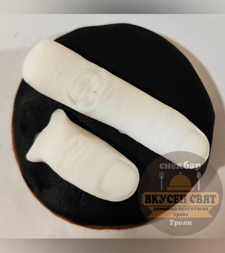 Бисквитка Хелуин 3D декорация Два отрязани пръста