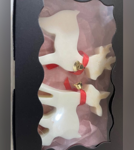 🦌 Коледни сапуни „Еленчета“ – ръчна изработка