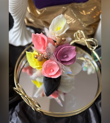 Букети кала за 8 март от сапун като малки шедьоври!