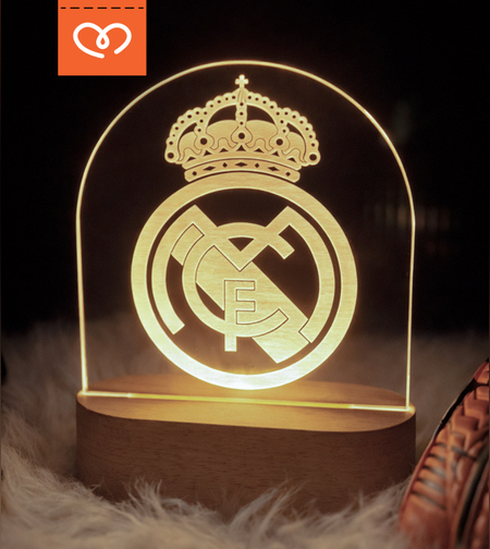 лампа реал мадрид подарък за футболен фен