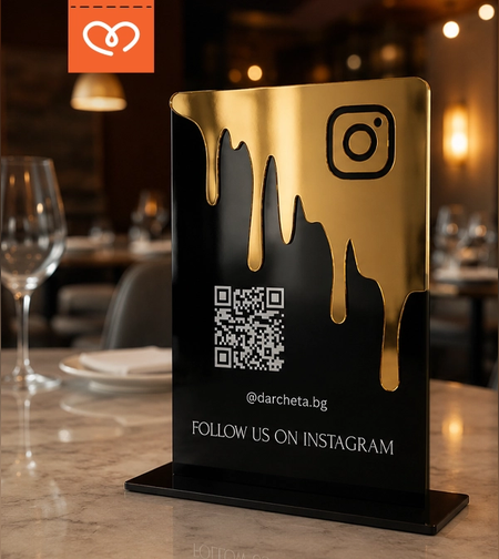 Персонализирана QR табела за салон за красота