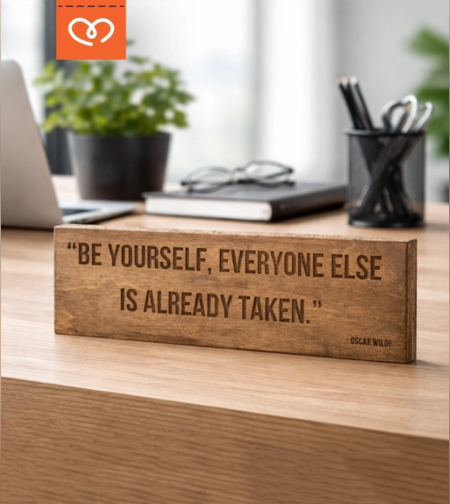 офис табела табела за рецепция мотивационна табела цитат подарък за офис бюро тийм