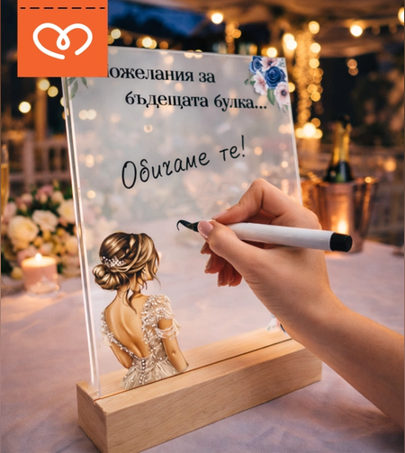 пожелания за булка плакет моминско парти подарък