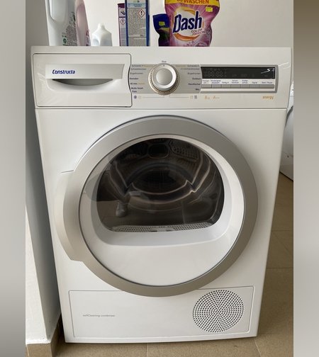 Сушилня Constructa 8 кг с термопомпа – A++ и SelfCleaning Condenser