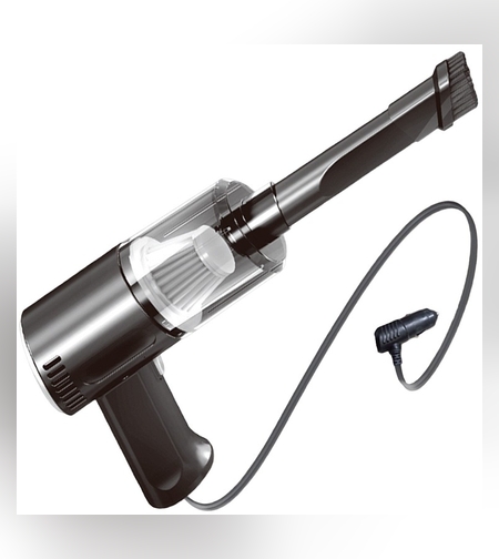 Aspirator Portabil Auto, Flippy, Tip Pistol K7A, Pentru Casa si Masina, Cablu Auto, 36 x 17 cm, Negru