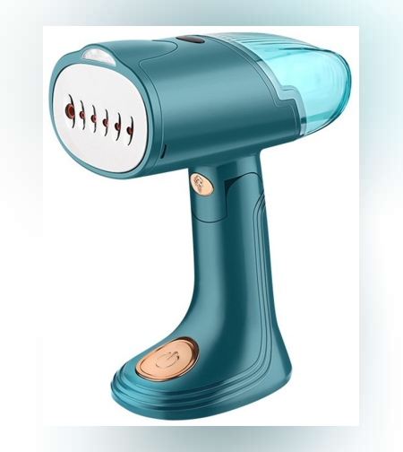 Aparat de Calcat Haine, Flippy, Aparat Portabil pentru Calcat Haine, Perfect pentru Calatorii, 20 x 10.5 x 8.7 cm, 1500 W, 220 V, Turcoaz