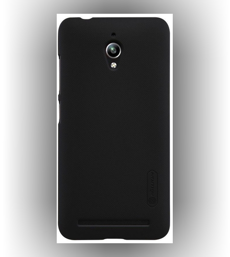 Husa de protectie pentru Asus Zenfone Go Nillkin Frosted Shield Negru + Folie de protectie