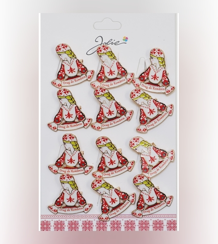 Set 12 Brose Martisor Primavara Drag de Romania