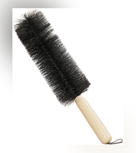 Perie Multifunctionala 2in1, Flippy, de Curatare a Prafului, 38 x 11 cm, Perie si Burete, Crem