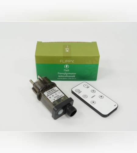 Transformator cu telecomanda, Flippy, Flash, 31 v, negru
