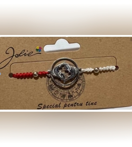 Martisor bratara zodiac, 5x9 cm, Diverse