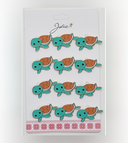 Set 12 Brose Martisor pentru Copii Broasca Testoasa