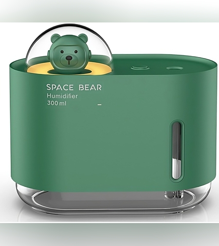 Umidificator Urs Spatial, Flippy, 300 ml, verde