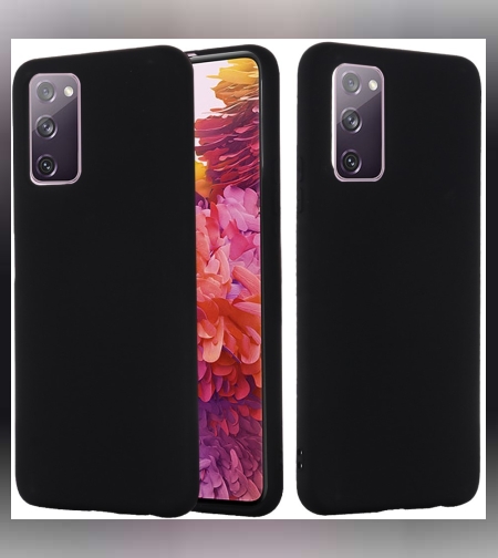 Husa protectie compatibila cu Samsung S20 Liquid Silicone Case Negru