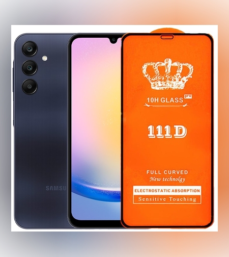 Folie Securizata pentru Samsung A25 5G, Flippy, Sticla de Protectie Compatibila cu Samsung A25 5G, Full Cover 111D, 10H GLASS, Margini Negre, Transparenta