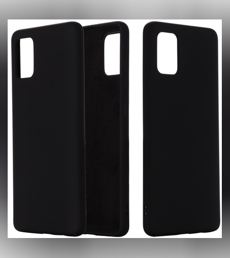 Husa protectie compatibila cu Samsung S10 Lite Liquid Silicone Case Negru