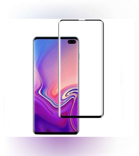 Folie Sticla Curbata Flippy pentru  Samsung S10 Plus Full Glue Negru