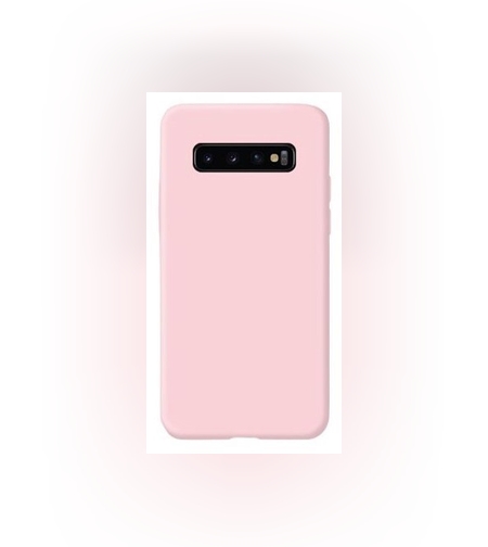 Husa protectie Flippy compatibila cu Samsung Galaxy S10 Liquid Silicone Case Roz