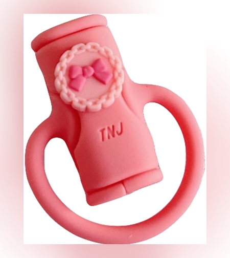 Protectie cablu USB Flippy, din silicon, model 5, multicolor