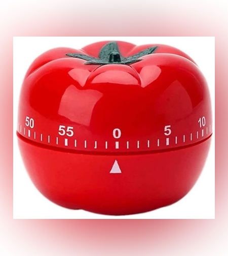 Cronometru mecanic de bucatarie Flippy, forma de rosie, 60 de minute, 6.3 x 4.5 cm, material ABS, rosu