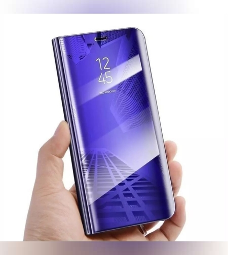 Husa Tip Carte, Flippy, Compatibila cu Huawei Mate 10 Lite, Flip Cover Oglinda, Violet