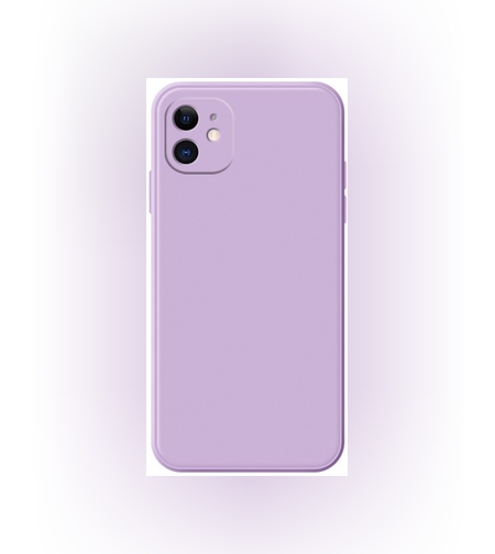 Husa pentru Apple iPhone 14 Pro Flippy, Liquid Silicone, cu Microfibra pe interior, Protectie Antisoc, Grass purple, Mov