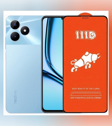 Folie Sticla Securizata pentru Oppo Realme Note 50, Flippy, Sticla de Protectie Compatibila cu Oppo Realme Note 50, Full Cover 111D, HD, Margini Negre, Transparenta