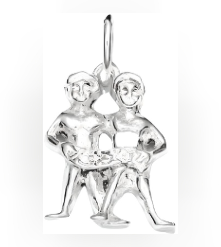 Pandantiv din Argint 925, zodia Gemeni