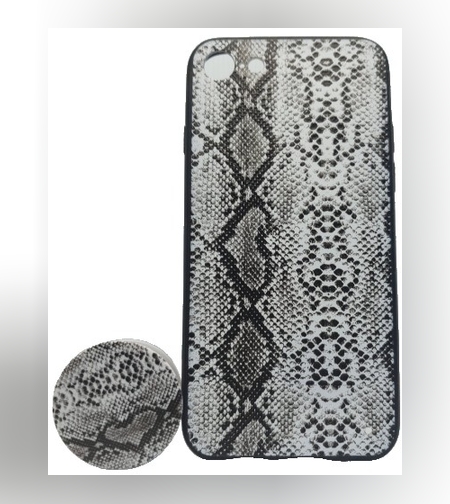 Husa Apple iPhone X/XS Multicolor Model Sarpe + Popsocket inclus