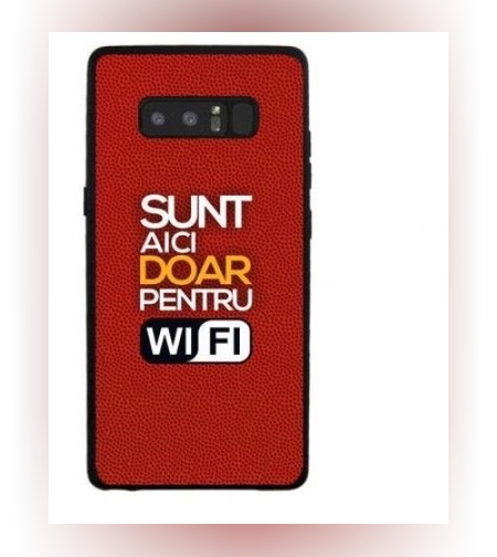 Husa Samsung Note 8 Multicolor Mesaj Wi-Fi