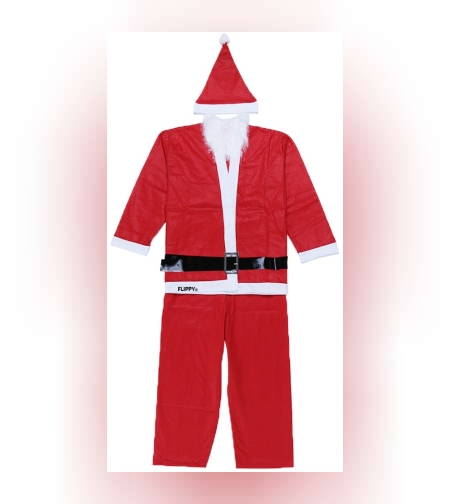 Costum Mos Craciun Flippy® Barbat, Adult, 5 piese, Polar