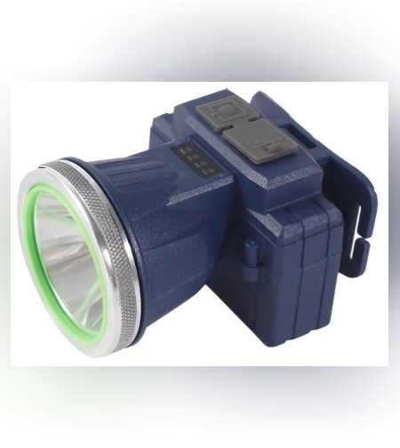 Lanterna LED de Montat pe Cap, Flippy, cu Raza Lunga de Zoom, Reincarcabila USB, Far Telescopic, Rezistent la Apa, Reglabil, pentru Pescuit in Aer Liber, Camping, Lumina Puternica, Lanterna, 7.5x5.8x5.5 cm, Albastru