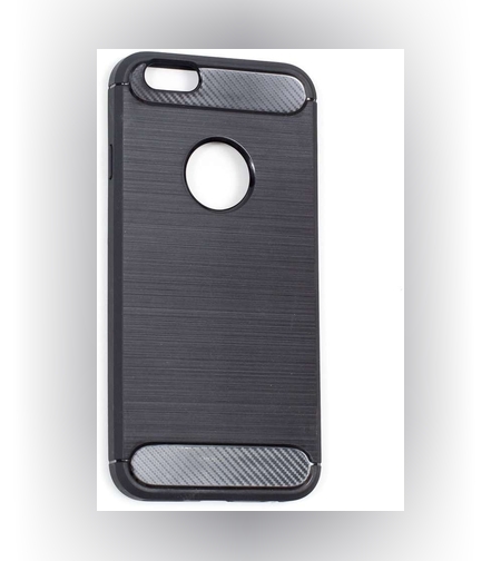 Husa Apple iPhone 6/6S Tpu, carbon, Negru