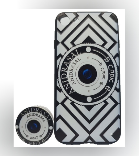 Husa Apple iPhone XS Max Multicolor Model Camera Foto Popsocket inclus