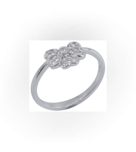 Inel Argint 925 Fundita cu Zirconii, Marime 57