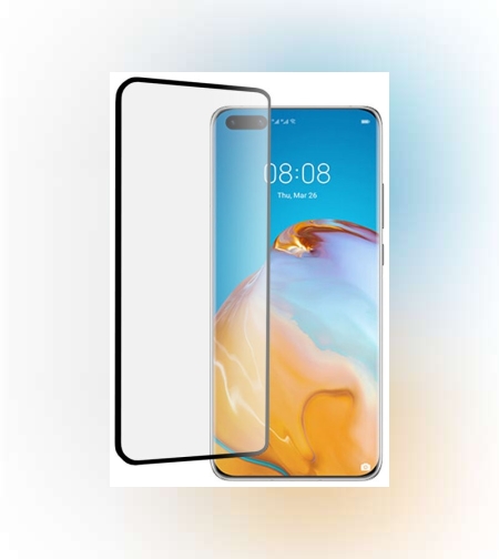 Folie Sticla Curbata Huawei P40 Pro Full Glue Negru