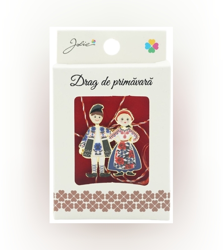 Brosa Mica in Cutie Cosulet Tineri Traditionali