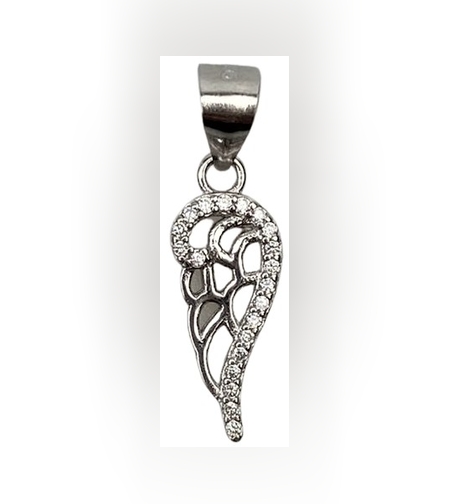 Pandantiv Argint 925 Aripa cu Zirconii