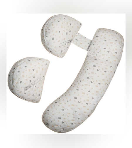 Set Perna pentru Gravide, Flippy, Husa Detasabila, Spuma Moale, Utilizare in Forma H si U, Reglabila, Latime Ajustabila, Proactive, Gri