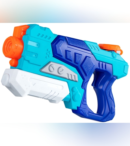 Pistol cu Apa pentru Copii, Rezervor, Pentru Piscina/Plaja, Flippy, 6ani+,  Albastru, 500ML