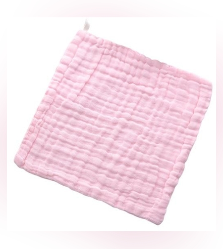 Prosop Absorbant, Flippy, din Bumbac, 6 Straturi, 30 x 30 cm, Roz