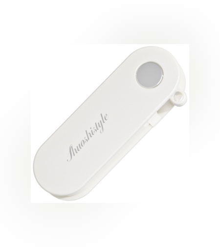 Peeler pentru Legume si Fructe, Flippy, 3.6 x 9.1 cm, Multifunctional, Curatator Pliabil, din ABS si Otel Inoxidabil, Alb