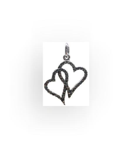 Pandantiv Argint 925 Inimi Imbratisate
