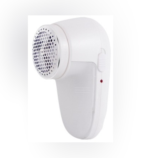 Aparat Scame si Par Haine, Flippy, Electric, USB inclus, Periuta Curatare, pentru Diferite Tesaturi, 13 x 6.8 x 5.8 cm, Alb