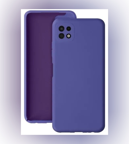 Husa protectie Flippy pentru Samsung A22 5G Liquid Silicone Mov