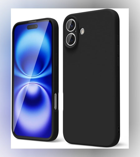 Husa de Protectie Matte TPU, Flippy, pentru Apple iPhone 16 Plus, Protectie Camera, Antisoc, Antizgariere, Antialunecare, Acoperire Completa, Negru