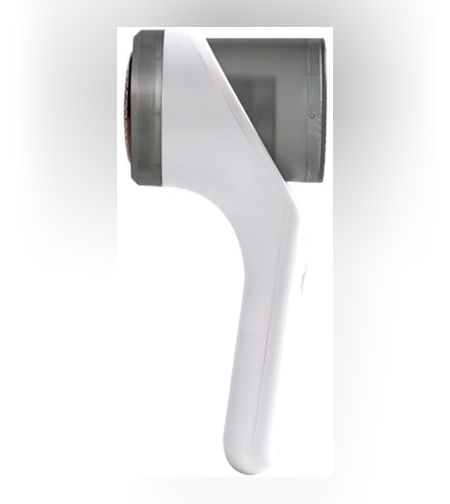 Aparat Scame si Par Haine, Flippy, Electric, USB inclus, Periuta Curatare, pentru Diferite Tesaturi, 3 Trepte, 20.5 x 8.8 x 7 cm, Alb